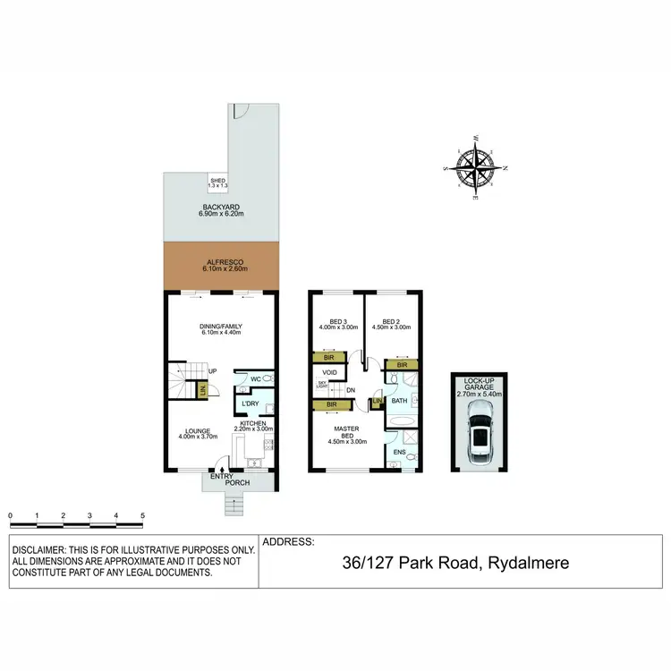 Floorplan of Homely townhouse listing, 36/127 Park Road, Rydalmere NSW 2116