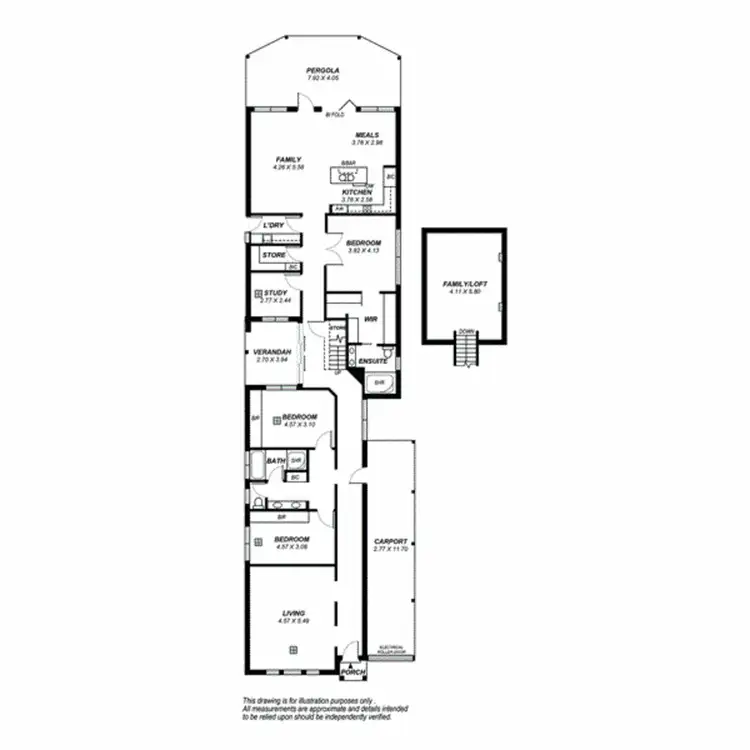 Floorplan of Homely house listing, 17 Willow Avenue, Manningham SA 5086