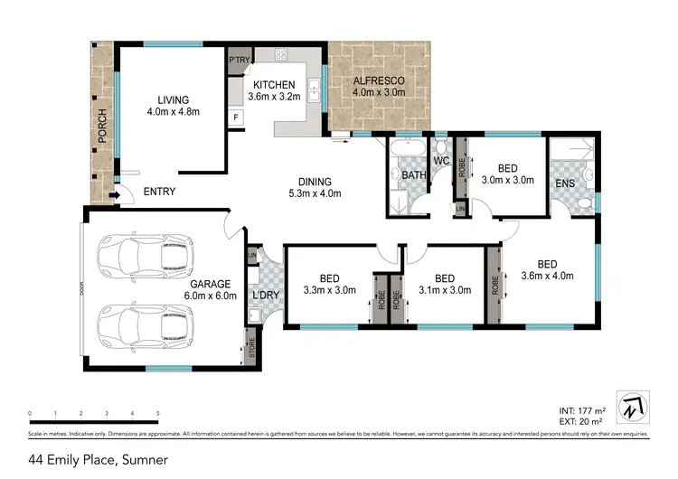 Floorplan of Homely house listing, 44 Emily Place, Sumner QLD 4074
