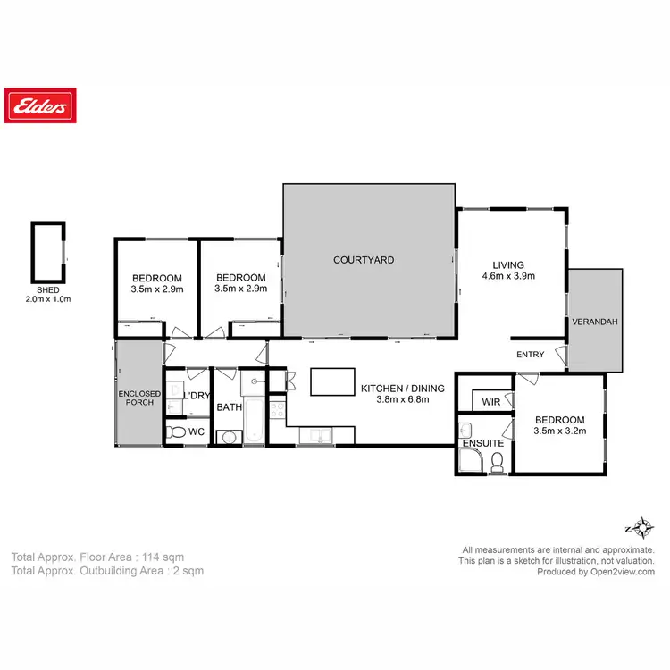Floorplan of Homely house listing, 1 Keith Street, Kingston TAS 7050