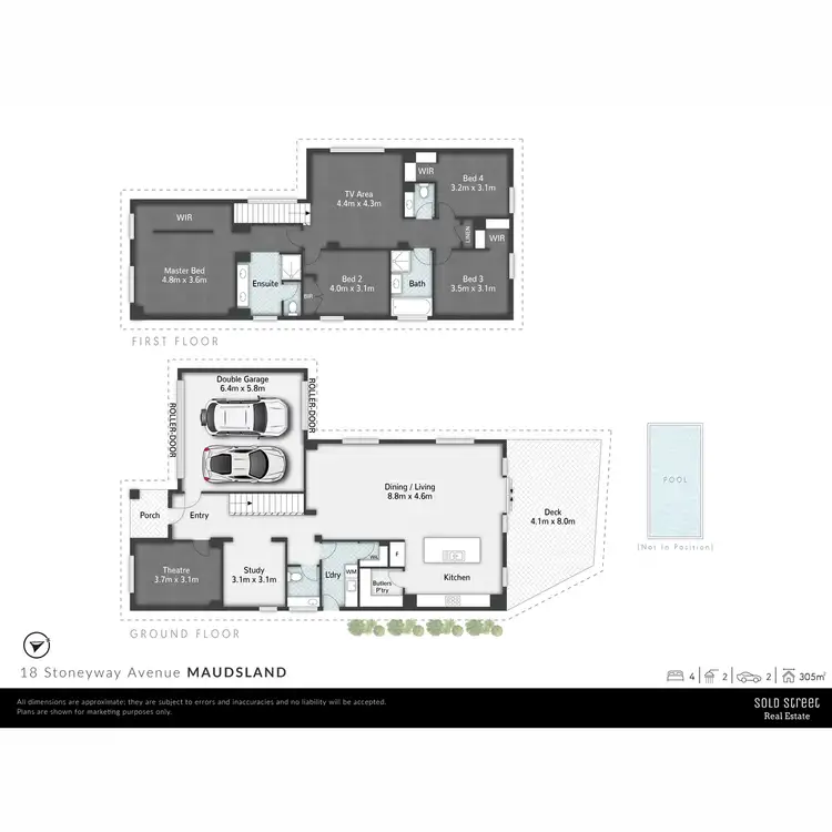 Floorplan of Homely house listing, 18 Stoneyway Avenue, Maudsland QLD 4210