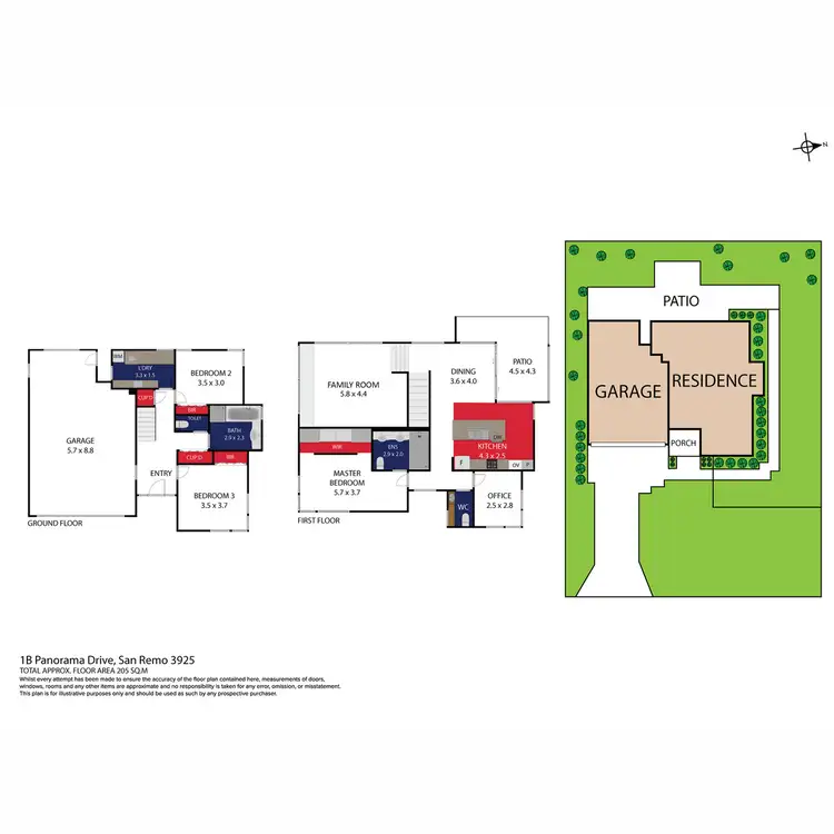 Floorplan of Homely house listing, 1B Panorama Drive, San Remo VIC 3925