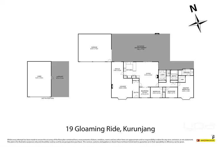 Floorplan of Homely house listing, 19 Gloaming Ride, Kurunjang VIC 3337