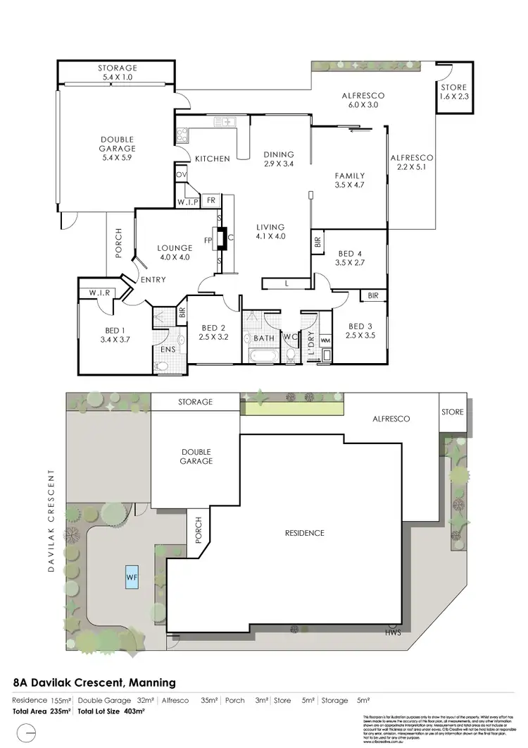 Floorplan of Homely house listing, 8A Davilak Crescent, Manning WA 6152