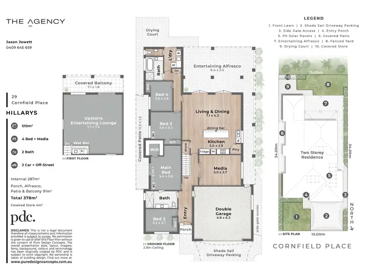 Floorplan of Homely house listing, 29 Cornfield Place, Hillarys WA 6025