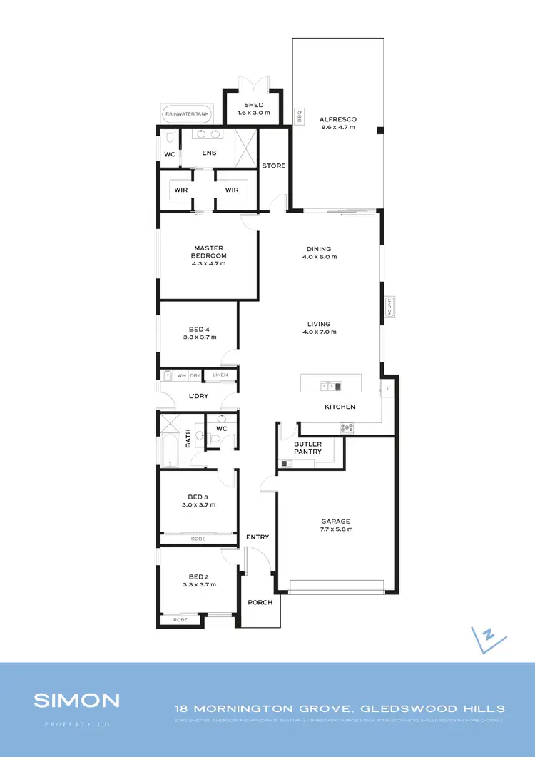 Floorplan of Homely house listing, 18 Mornington Grove, Gledswood Hills NSW 2557