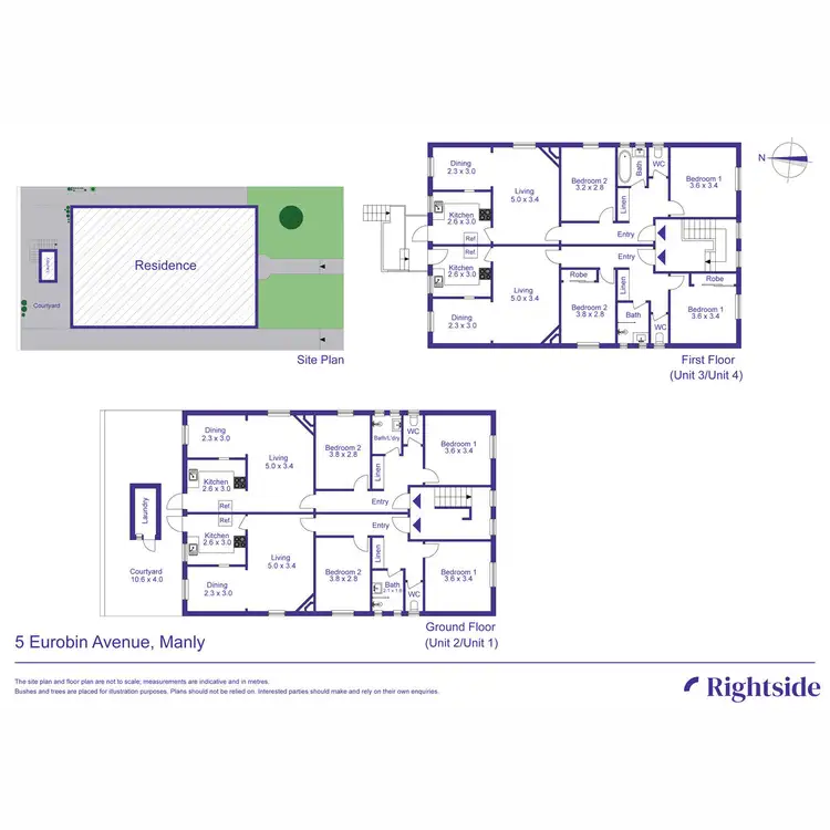 Floorplan of Homely block of units listing, 5 Eurobin Avenue, Manly NSW 2095