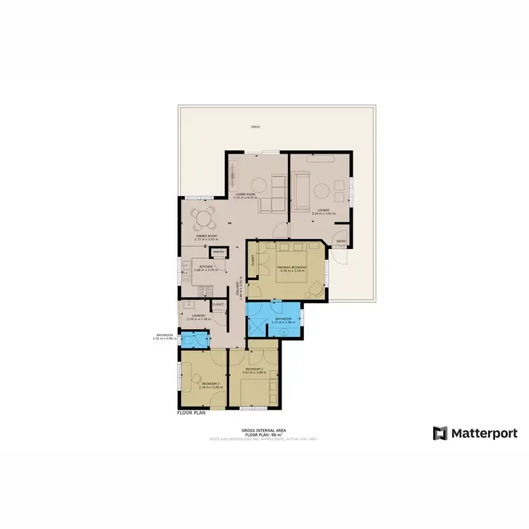 Floorplan of Homely house listing, 15b Third Avenue, Bassendean WA 6054