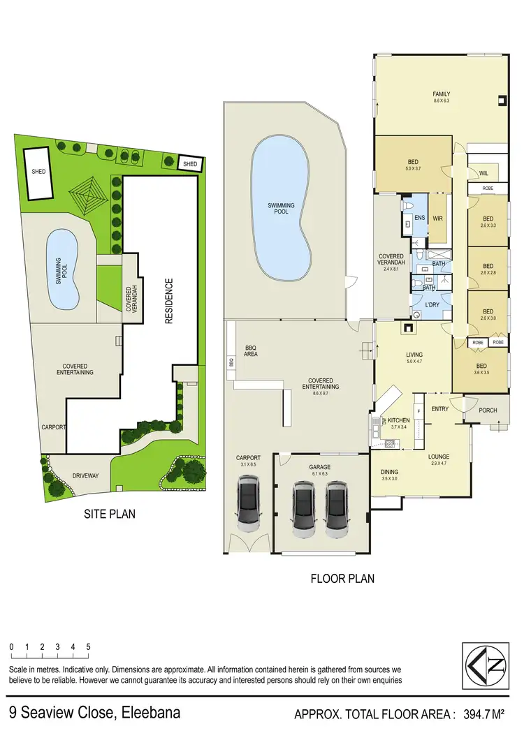 Floorplan of Homely house listing, 9 Seaview Close, Eleebana NSW 2282