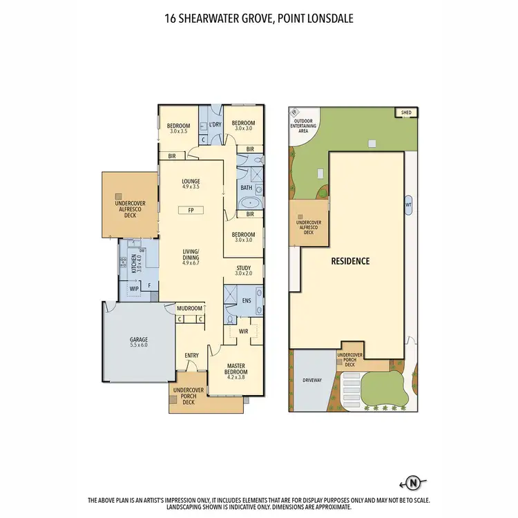 Floorplan of Homely house listing, 16 Shearwater Grove, Point Lonsdale VIC 3225