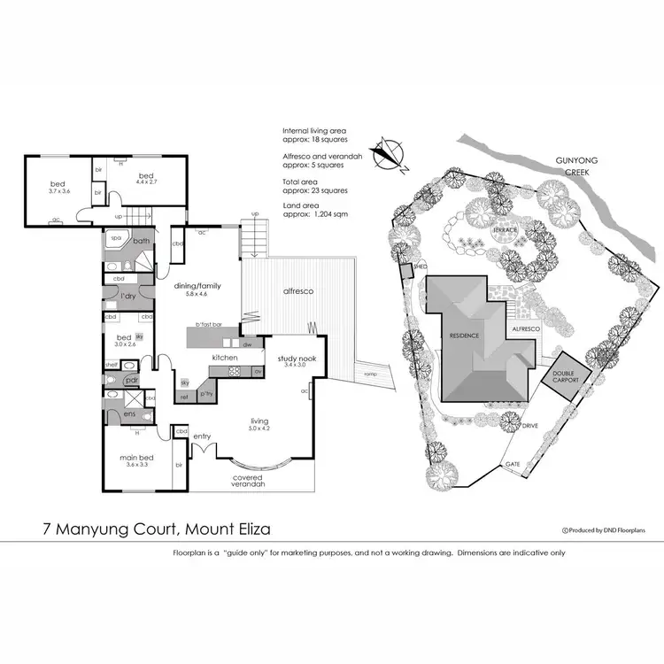 Floorplan of Homely house listing, 7 Manyung Court, Mount Eliza VIC 3930