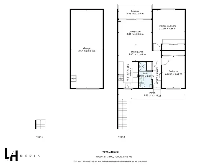 Floorplan of Homely apartment listing, 2/112 Lindsay Street, Hawthorne QLD 4171