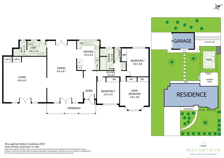 Floorplan of Homely house listing, 30 Loughnan Street, Coolamon NSW 2701