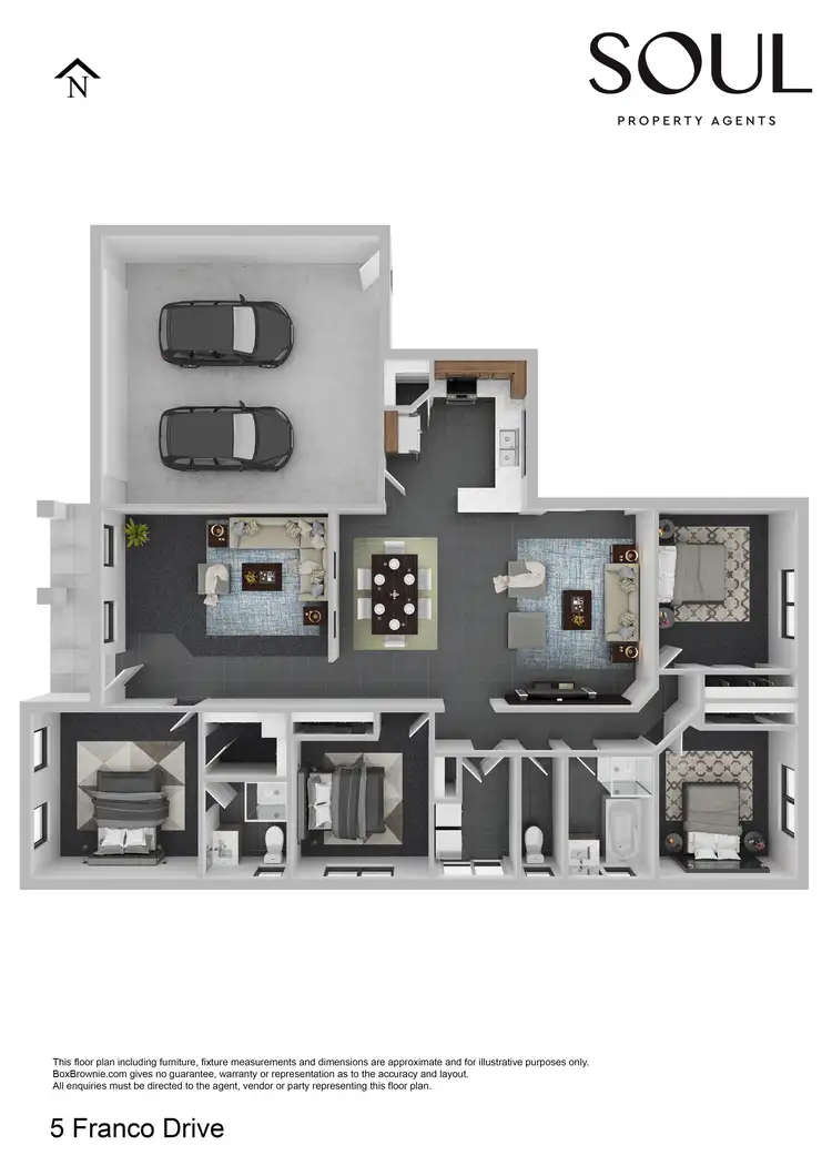 Floorplan of Homely house listing, 5 Franco Drive, Griffith NSW 2680