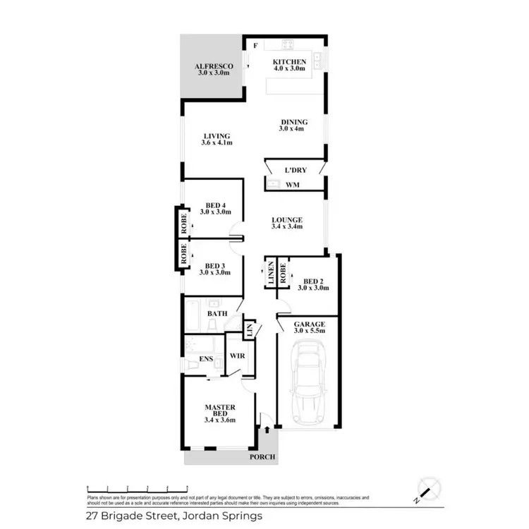 Floorplan of Homely house listing, 27 Brigade Street, Jordan Springs NSW 2747