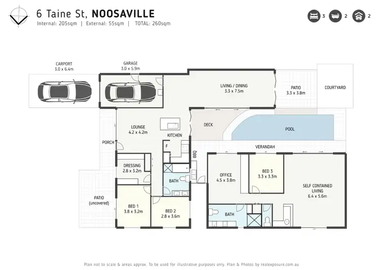 Floorplan of Homely house listing, 6 Taine Street, Noosaville QLD 4566