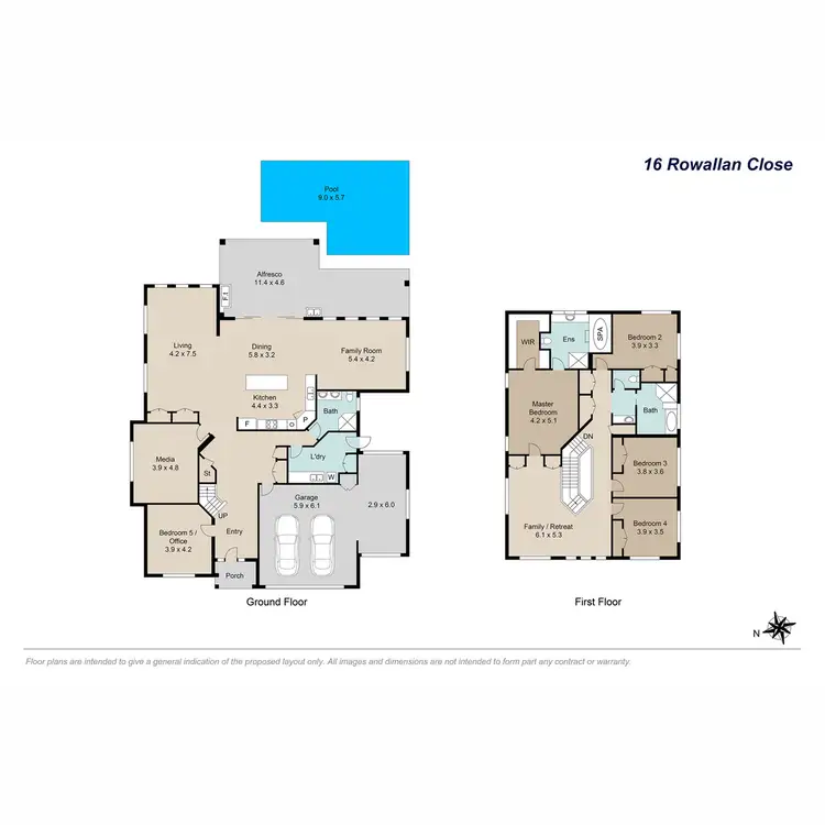 Floorplan of Homely house listing, 16 Rowallan Close, Westlake QLD 4074