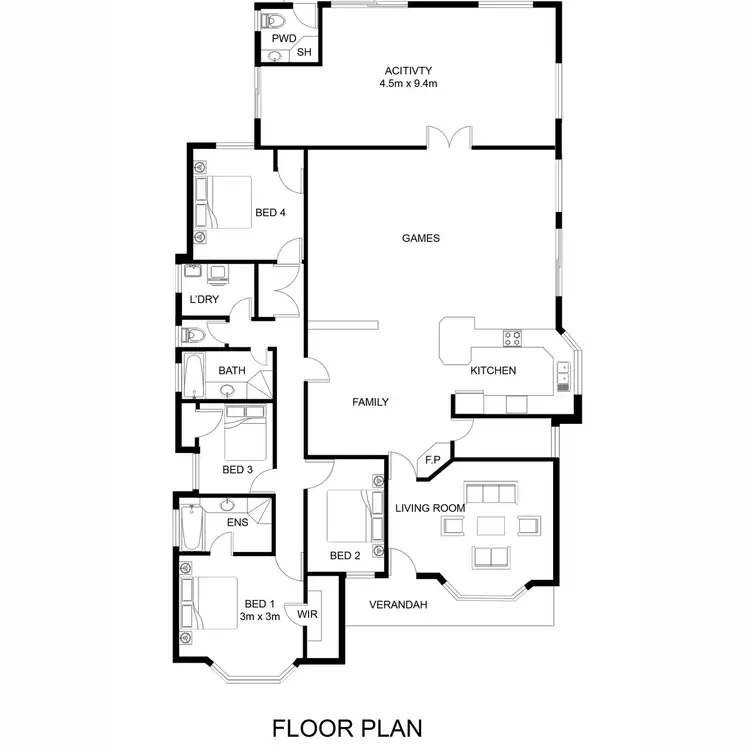 Floorplan of Homely house listing, 20 Bannon Street, Singleton WA 6175