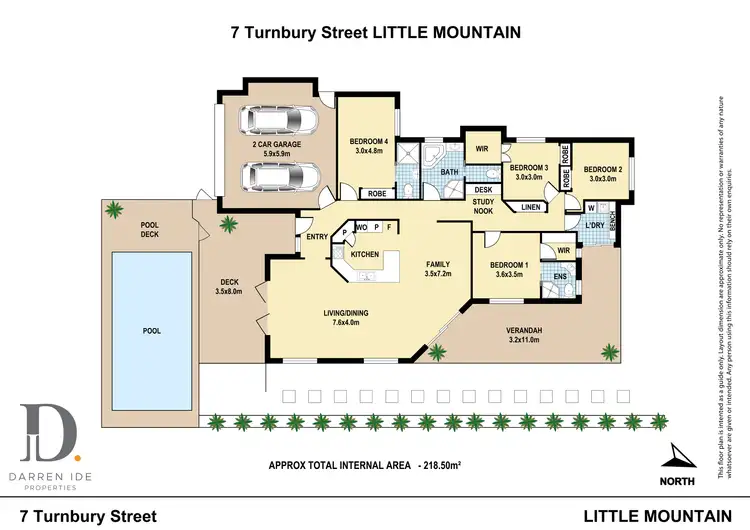 Floorplan of Homely house listing, 7 Turnbury Street, Little Mountain QLD 4551