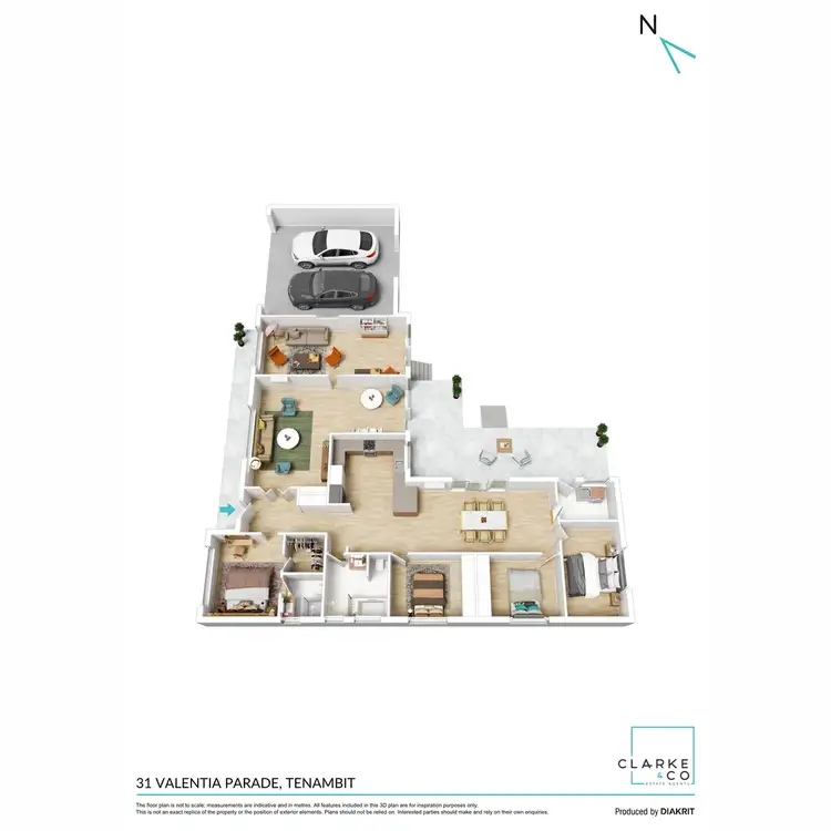 Floorplan of Homely house listing, 31 Valentia Parade, Tenambit NSW 2323