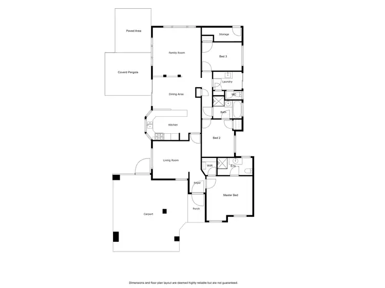 Floorplan of Homely villa listing, 3/29 Kanowna Avenue West, Ascot WA 6104