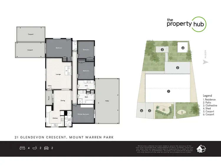 Floorplan of Homely house listing, 21 Glendevon Crescent, Mount Warren Park QLD 4207
