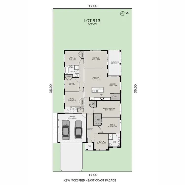 Floorplan of Homely house listing, 22 Sebonack Street, Heddon Greta NSW 2321