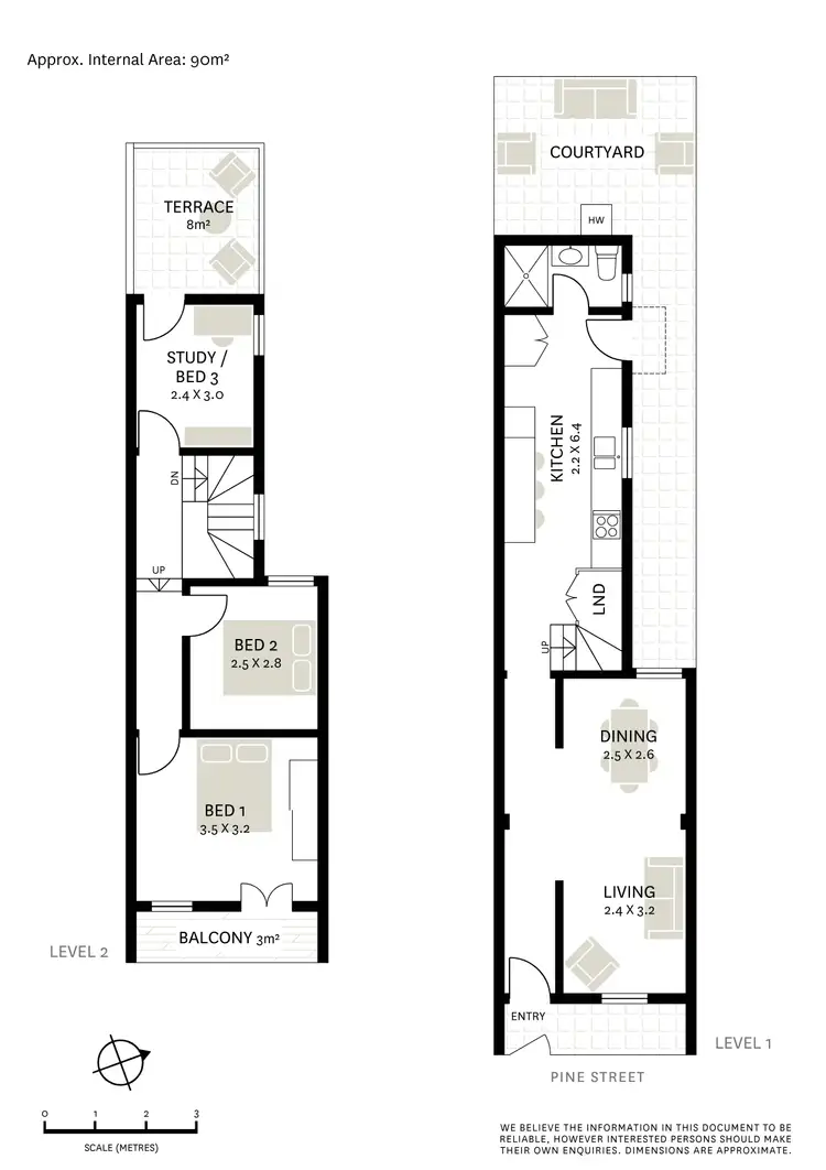 Floorplan of Homely terrace listing, 45 Pine Street, Chippendale NSW 2008