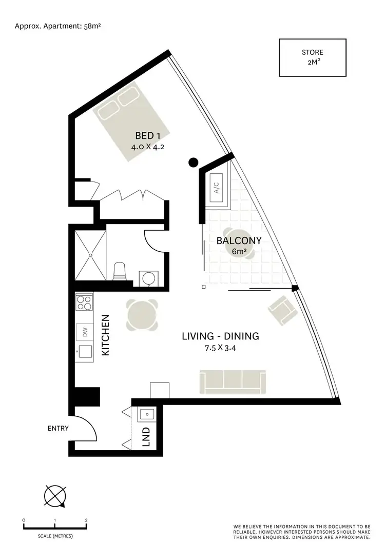 Floorplan of Homely apartment listing, 908/20 Pelican Street, Surry Hills NSW 2010