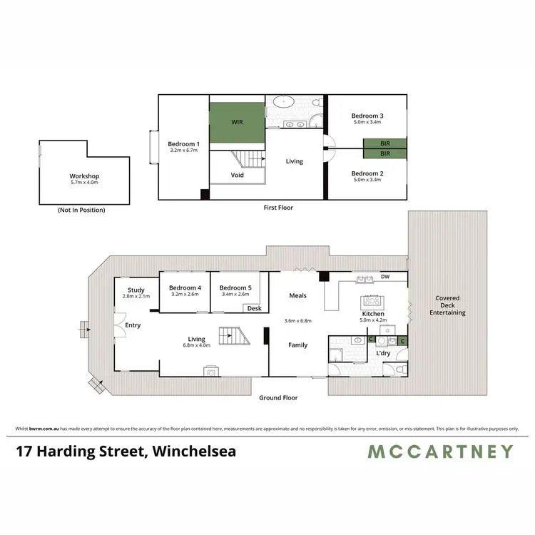 Floorplan of Homely house listing, 17 Harding Street, Winchelsea VIC 3241