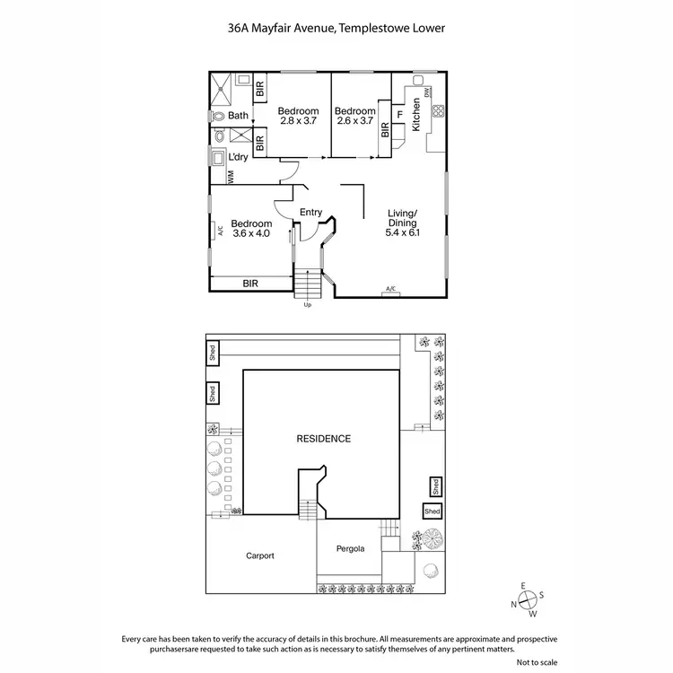 Floorplan of Homely unit listing, 36A Mayfair Avenue, Templestowe Lower VIC 3107