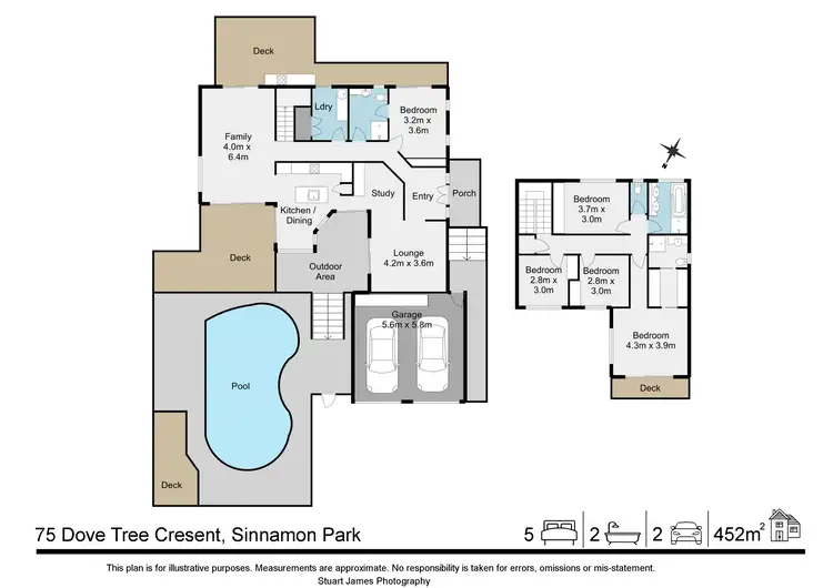 Floorplan of Homely house listing, 75 Dove Tree Crescent, Sinnamon Park QLD 4073