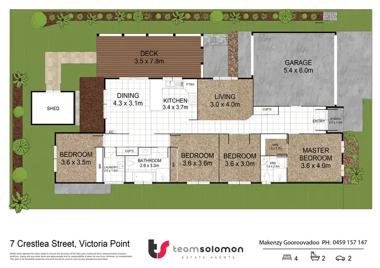 Floorplan of Homely house listing, 7 Crestlea Street, Victoria Point QLD 4165