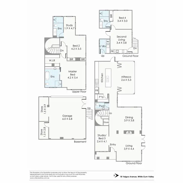 Floorplan of Homely house listing, 1B Yalgoo Avenue, White Gum Valley WA 6162