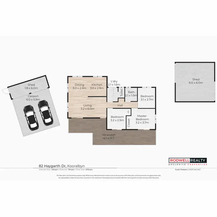 Floorplan of Homely rural property listing, 82 Haygarth Drive, Kooralbyn QLD 4285