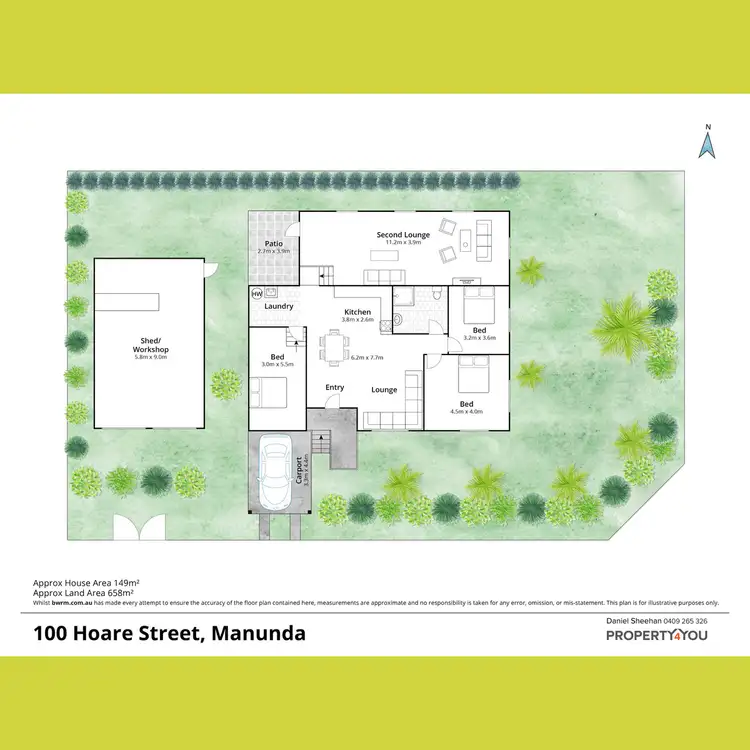 Floorplan of Homely house listing, 100 Hoare Street, Manunda QLD 4870
