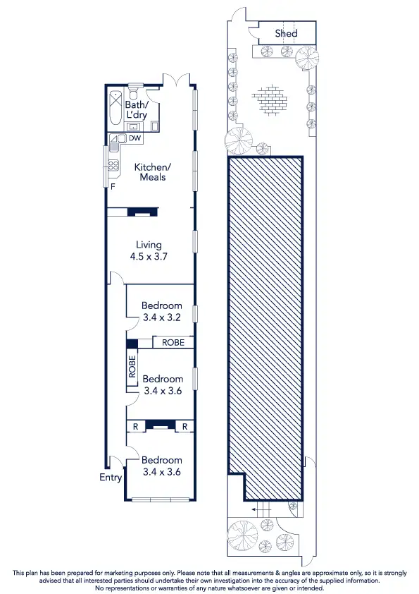 Floorplan of Homely house listing, 17 Gordon Crescent, Kensington VIC 3031