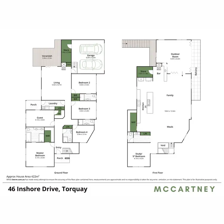 Floorplan of Homely house listing, 46 Inshore Drive, Torquay VIC 3228