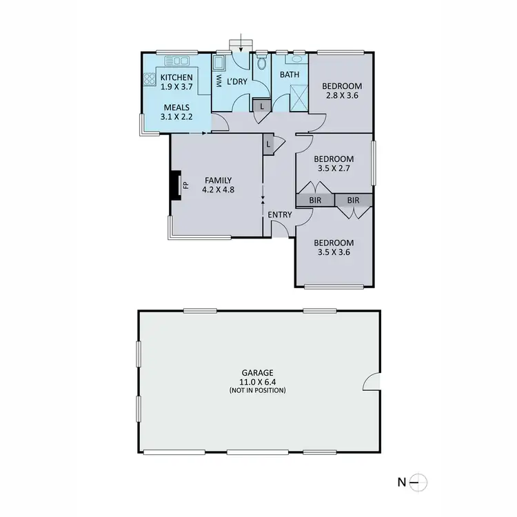 Floorplan of Homely house listing, 52 Dorset Road, Ferntree Gully VIC 3156
