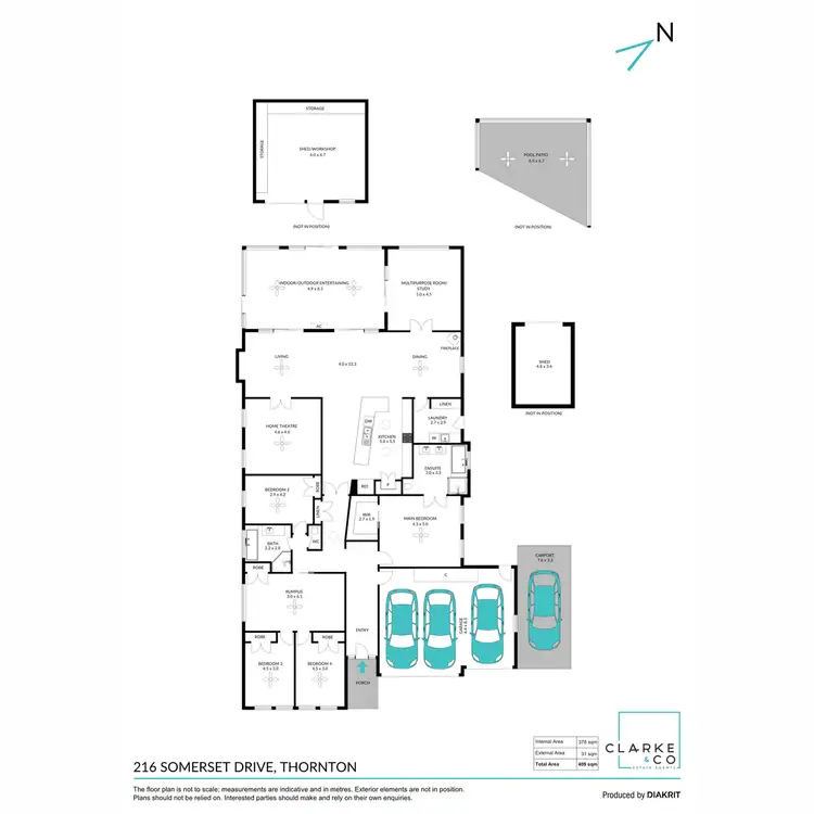 Floorplan of Homely house listing, 216 Somerset Drive, Thornton NSW 2322