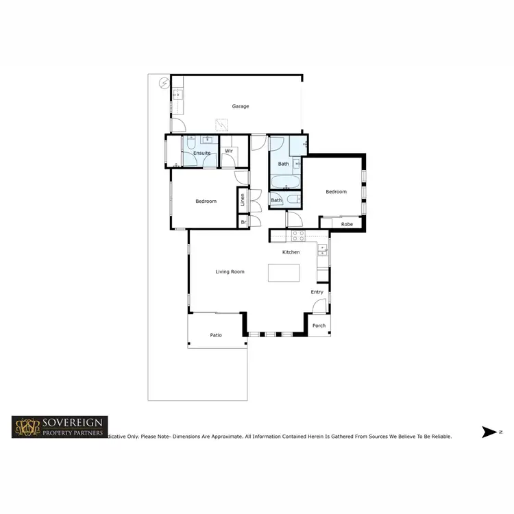 Floorplan of Homely apartment listing, 1/436 Hume Street, Middle Ridge QLD 4350