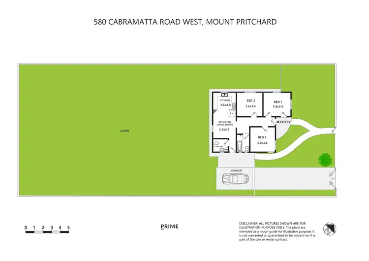 Floorplan of Homely house listing, 580 Cabramatta Road West, Mount Pritchard NSW 2170