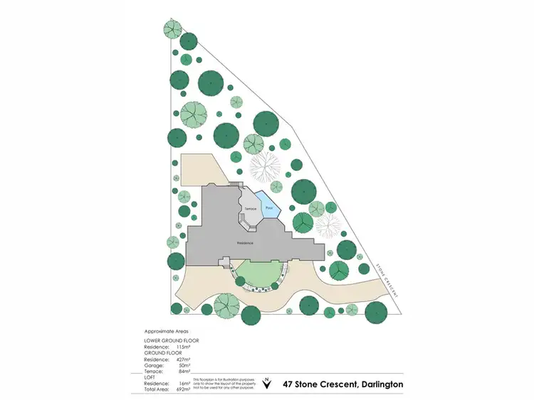 Floorplan of Homely house listing, 47 Stone Crescent, Darlington WA 6070