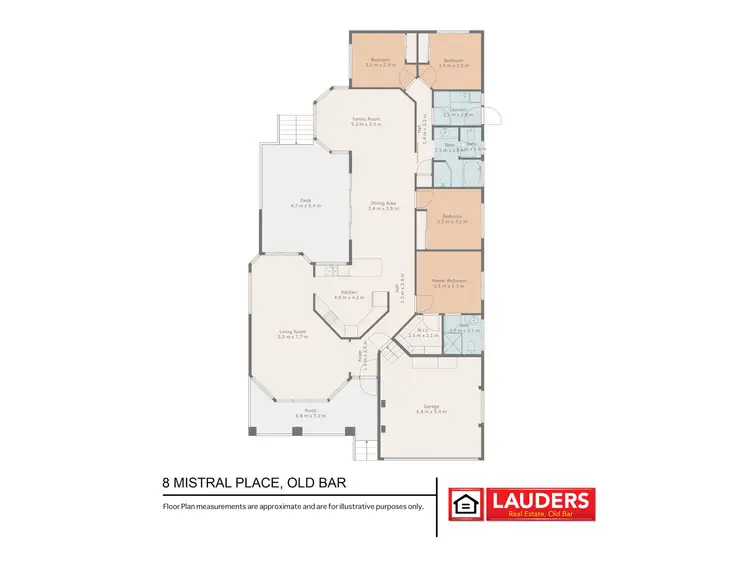 Floorplan of Homely house listing, 8 Mistral Place, Old Bar NSW 2430