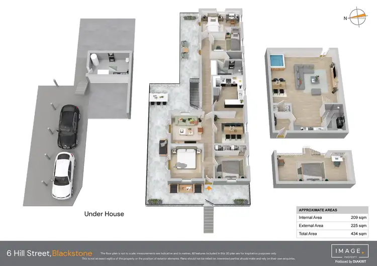 Floorplan of Homely house listing, 6 Hill Street, Blackstone QLD 4304