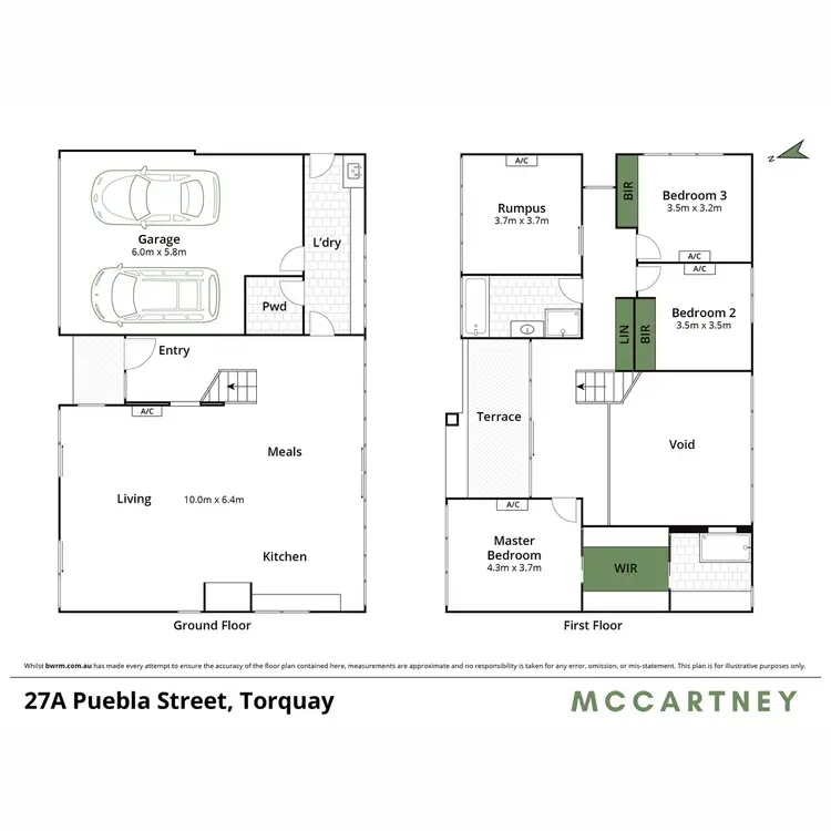 Floorplan of Homely house listing, 27A Puebla Street, Torquay VIC 3228