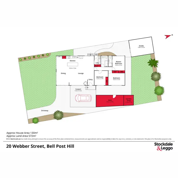 Floorplan of Homely house listing, 20 Webber Street, Bell Post Hill VIC 3215