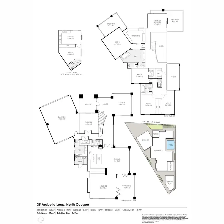 Floorplan of Homely house listing, 35 Arabella Loop, North Coogee WA 6163