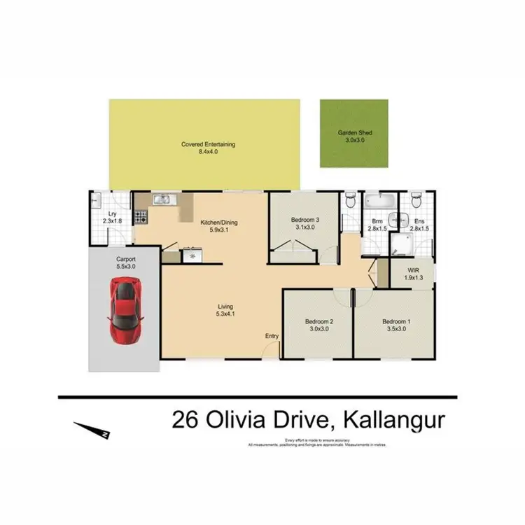 Floorplan of Homely house listing, 26 Olivia Drive, Kallangur QLD 4503