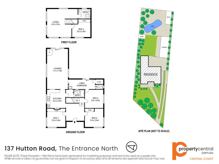 Floorplan of Homely house listing, 137 Hutton Road, The Entrance North NSW 2261